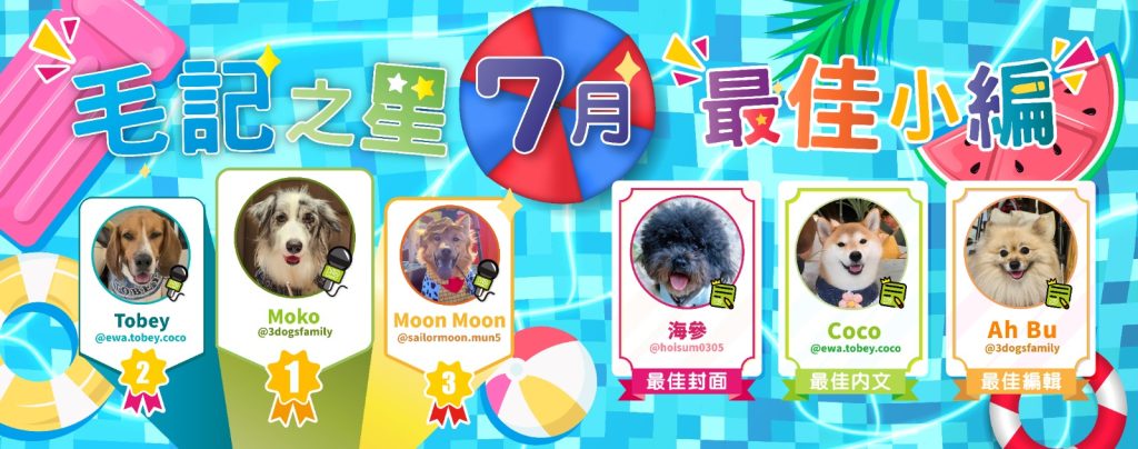 🎉7月毛記之星+小編🎊